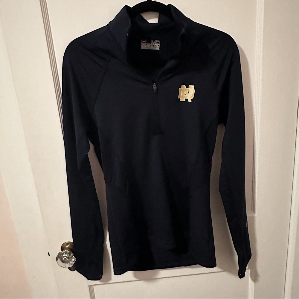Notre Dame Under Armor Cold Gear 1/4 zip pullover